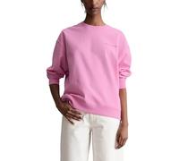 Marc OߴPolo Denim Damen Sweatshirt mit Rückenprint Oversized Fit, Rosa (Pale Bubblegum), L