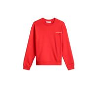 Marc OߴPolo Denim Damen Sweatshirt mit Rückenprint Oversized Fit, Rot (Carmine Red), L