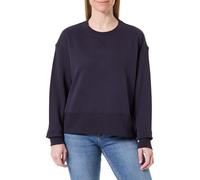 Marc OߴPolo Denim Damen Sweatshirt mit Rundhalsausschnitt Relaxed Fit, Blau (Blue Depths), L