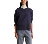 Sweatshirt MARC O'POLO DENIM "aus Organic Cotton-Mix", Damen, Gr. XL, blau depths, Obermaterial: 90% Baumwolle, 10% Polyester, unifarben, relaxed fit, Rundhals, Bündchen, Sweatshirts Sweatshirt (99437