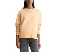 Sweatshirt MARC O'POLO DENIM "aus Organic Cotton-Mix", Damen, Gr. L, bleached apricot, Obermaterial: 90% Baumwolle, 10% Polyester, unifarben, relaxed fit, Rundhals, Bündchen, Sweatshirts Sweatshirt (5
