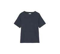 Marc O'Polo Denim Damen T-Shirt aus Bio-Baumwolle mit Rundhalsausschnitt, Blau (Navy Teal), M