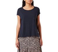 Marc O'Polo Denim Damen T-Shirt aus Bio-Baumwolle Relaxed Fit, Blau (Scandinavian Blue), M