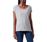 Kurzarmshirt MARC O'POLO DENIM Gr. XL, grau (grau, meliert) Damen Shirts (77623011-XL) grau, meliert
