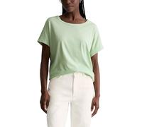 Marc OߴPolo Denim Damen T-Shirt aus Bio-Baumwolle Relaxed Fit, Grün (Mint Mist), XS