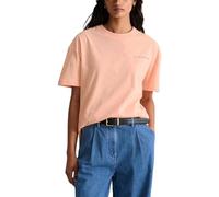 Marc OߴPolo Denim Damen T-Shirt mit Rückenprint Relaxed Fit, Orange (Peony Pink), M