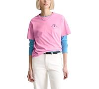 Marc OߴPolo Denim Damen T-Shirt mit Rundhalsausschnitt Regular Fit, Rosa (Pale Bubblegum), L
