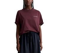 Marc OߴPolo Denim Damen T-Shirt mit Rundhalsausschnitt Relaxed Fit, Rot (Merlot Red), M