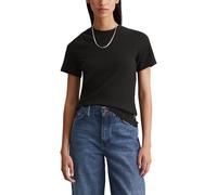 Marc O'Polo Denim Damen T-Shirt mit Stretch-Anteil Slim Fit, Schwarz (Black), M