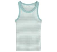 Marc O'Polo Denim Damen Tanktop gestreift Slim Fit, Blau (Light Blue Multi 03), XL