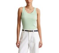 Marc O'Polo Denim Damen Tanktop mit Stretch-Anteil Slim Fit, Grün (Mint Mist), S