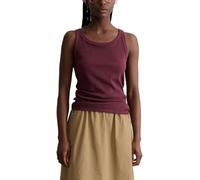 Marc OߴPolo Denim Damen Tanktop mit Stretch-Anteil Slim Fit, Rot (Merlot Red), M