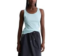 Marc OߴPolo Denim Damen Tanktop mit Stretch-Anteil Slim Fit, Türkis (Blue Fog), XL