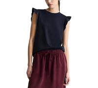 Marc OߴPolo Denim Damen Tanktop mit Volantärmeln Regular Fit, Blau (Blue Depths), M