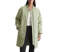 Marc O'Polo Denim Damen Übergangsjacke mit Strickkragen Long-Blouson, Grün (Green Bay), M