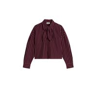 Marc OPolo DENIM - Gestreifte Schluppen-Bluse regular Dark Red - Gr. - L