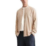 Marc O'Polo Denim Herren Freizeithemd aus Bio-Baumwolle Regular Fit, Beige (Medium Brown Multi 02), S