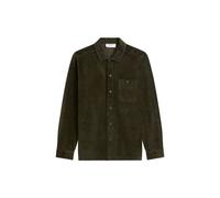 Marc O'Polo Denim Herren Hemd JERSEY SHIRTS LSL Relaxed Fit aus Biobaumwolle, oliv, Gr. XXL