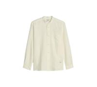 Marc OߴPolo Denim Herren Hemd mit Stehkragen Regular Fit, Weiß (Silky White), XL