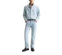 Marc O'Polo Denim Herren Jeanshemd Overshirt mit Knopfleiste, Blau (Light Blue Multi 24), S
