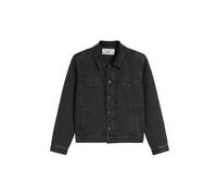 Jeansjacke MARC O'POLO DENIM "mit Cordkragen", Damen, Gr. L, schwarz, Obermaterial: 100% Baumwolle, regular fit, Langarm, Jacken (34955716-L) schwarz