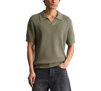 Marc OߴPolo Denim Herren Kurzarm-Poloshirt gerippt Relaxed Fit, Grün (Chalky Sage), XL