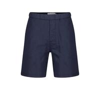 Shorts MARC O'POLO DENIM "aus Leinen-Bio-Baumwoll-Mix", Herren, Gr. L, Normalgrößen, blau (true navy), Obermaterial: 53% Leinen, 47% Baumwolle, unifarben, regular fit kurz, Hosen (10289634-L) true nav