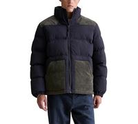 Outdoorjacke MARC O'POLO DENIM "mit kontrastfarbenen Cord-Einsätzen", Herren, Gr. XXL, blau depths, Obermaterial: 100% Polyamid, unifarben, regular fit, elastischer Bund, Jacken Outdoorjacke (58340300