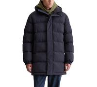 Steppmantel MARC O'POLO DENIM "wasserabweisend mit leichter Wattierung", Herren, Gr. S, blau depths, Obermaterial: 100% Polyamid, unifarben, regular fit, elastischer Bund, Mäntel Steppmantel (66160459