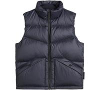 Steppweste MARC O'POLO DENIM "aus wasserabweisendem Performance Polyester", Herren, Gr. XXL, blau depths, Obermaterial: 100% Polyester; Füllung: 30% Feder; Futter: 100% Nicht verfügbar, unifarben, reg