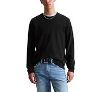 Marc O'Polo Denim Herren Strickpullover aus Baumwolle, schwarz, Gr. M