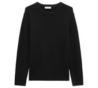 Marc O'Polo Denim Herren Strickpullover - Knit Pullover Longsleeve, Rundhals, Grobstrick, Regular Fit, Baumwolle Schwarz / 2XL XXL Schwarz