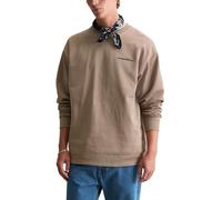 Marc OߴPolo Denim Herren Sweatshirt aus Bio-Baumwolle Relaxed Fit, Beige (Cold Taupe), L