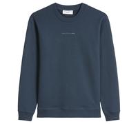 Sweatshirt MARC O'POLO DENIM, Herren, Gr. L, navy teal, angeraute Sweatware, Obermaterial: 100% Baumwolle, regular fit normal, Rundhals, Rippbündchen, Sweatshirts Sweatshirt, regular fit aus weichem B
