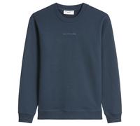 Sweatshirt MARC O'POLO DENIM, Herren, Gr. M, navy teal, angeraute Sweatware, Obermaterial: 100% Baumwolle, regular fit normal, Rundhals, Rippbündchen, Sweatshirts Sweatshirt, regular fit aus weichem B