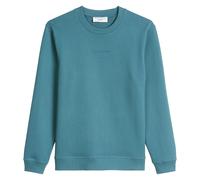 Sweatshirt MARC O'POLO DENIM "aus weichem Bio-Baumwoll-Sweat", Herren, Gr. XL, north sea, Obermaterial: 100% Baumwolle, unifarben, regular fit, Rundhals, Sweatshirts Sweatshirt (24341125-XL) north sea