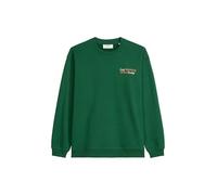 Marc OߴPolo Denim Herren Sweatshirt mit Rundhalsausschnitt Relaxed Fit, Grün (Rich Emerald), XL