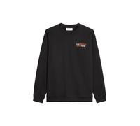 Marc OߴPolo Denim Herren Sweatshirt mit Rundhalsausschnitt Relaxed Fit, Schwarz (Black), M