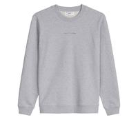 Marc OߴPolo Denim Herren Sweatshirt aus Bio-Baumwolle Regular Fit, Grau (Fog Grey Melange), XL