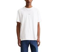 Marc O'Polo Denim Herren T-Shirt aus Bio-Baumwolle mit Rundhalsausschnitt, Weiß (White), L