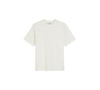 Marc O'Polo Denim Herren T-Shirt aus Bio-Baumwolle Oversized, Weiß (Silky White), L