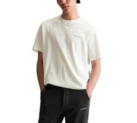 Marc OߴPolo Denim Herren T-Shirt aus Bio-Baumwolle Relaxed Fit, Weiß (Silky White), M