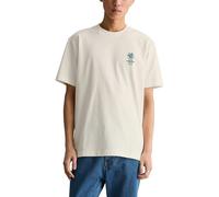 Marc OߴPolo Denim Herren T-Shirt mit Rundhalsausschnitt Relaxed Fit, Weiß (Silky White), S