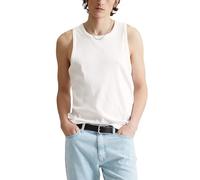Marc O'Polo Denim Herren Tanktop aus Bio-Baumwolle gerippt, Weiß (White), XXL