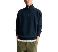Sweatshirt MARC O'POLO DENIM "aus Bio-Baumwolle", Herren, Gr. L, navy teal, Obermaterial: 100% Baumwolle, unifarben, relaxed fit, elastischer Bund, Sweatshirts Sweatshirt (29665807-L) navy teal