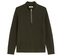 Marc O'Polo Denim Herren Troyer-Strickpullover - Knit Pullover, Troyer-Zip, Baumwolle Grün / 2XL XXL Grün