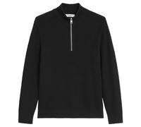 Troyer MARC O'POLO DENIM "aus reiner Bio-Baumwolle", Herren, Gr. L, schwarz, Obermaterial: 100% Baumwolle, unifarben, Pullover Troyer (71564727-L) schwarz