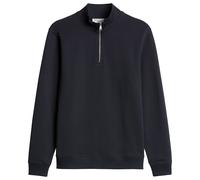 Marc O'Polo Denim Herren Troyer-Sweatshirt - Sweat Troyer, Stehkragen, Bio-Baumwolle, Regular Fit Dunkelblau / 2XL XXL Blau