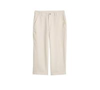 Chinohose MARC O'POLO DENIM "aus Organic-Cotton-Lyocell-Stretch", Damen, Gr. S, Normalgrößen, creamy weiß, Twill, Obermaterial: 81% Baumwolle, 18% Lyocell, 1% Elasthan. Futter: 100% Baumwolle, unifarb