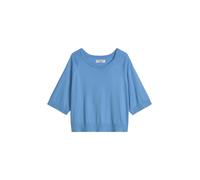 Marc OPolo DENIM - Kurzarm-Pullover relaxed Flaxflower Blue - Gr. - XS